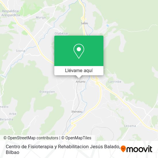 Mapa Centro de Fisioterapia y Rehabilitacion Jesús Balado