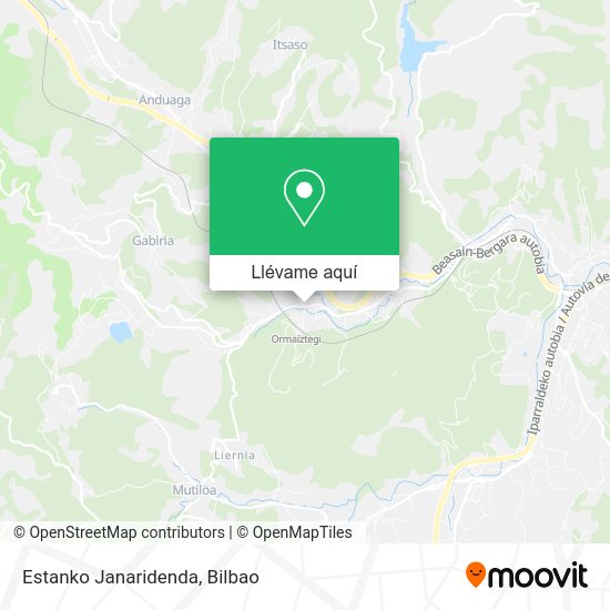Mapa Estanko Janaridenda