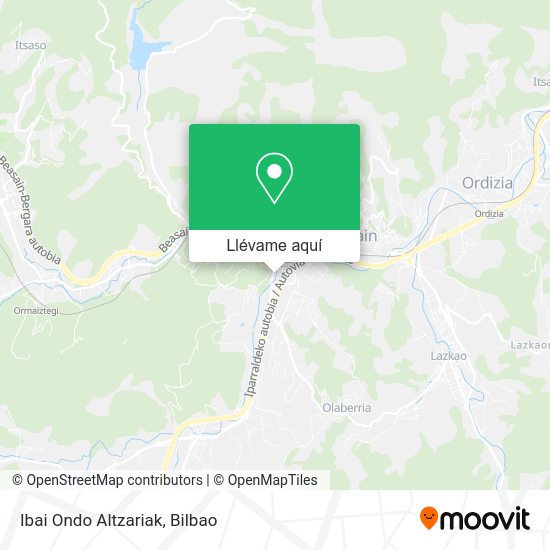Mapa Ibai Ondo Altzariak