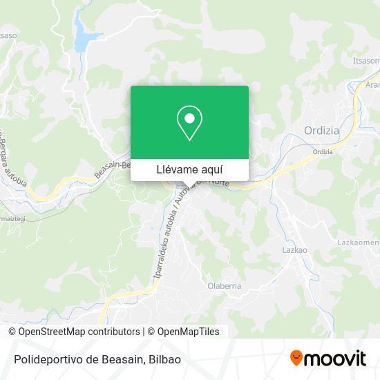 Mapa Polideportivo de Beasain