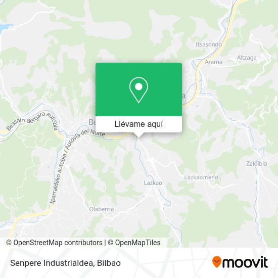 Mapa Senpere Industrialdea
