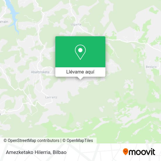 Mapa Amezketako Hilerria