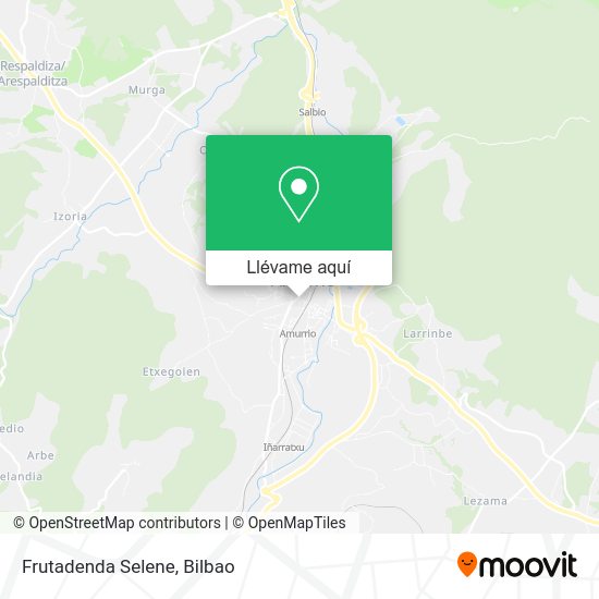 Mapa Frutadenda Selene