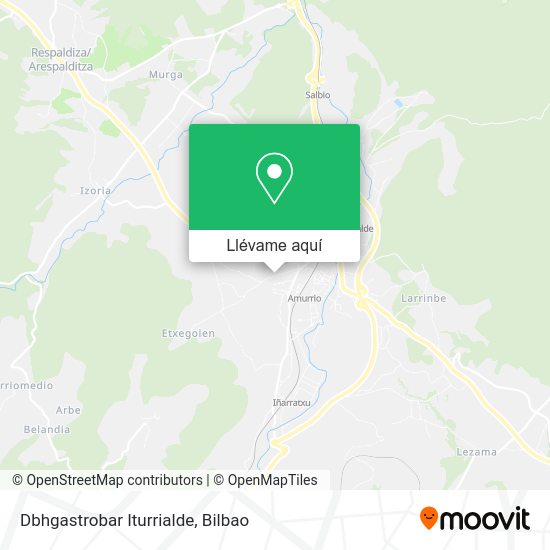Mapa Dbhgastrobar Iturrialde