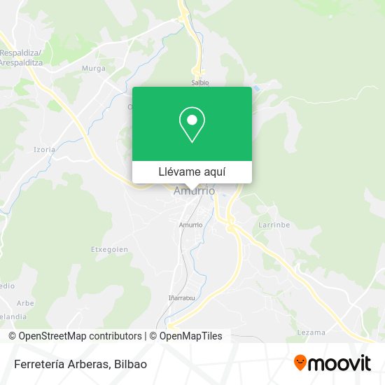 Mapa Ferretería Arberas