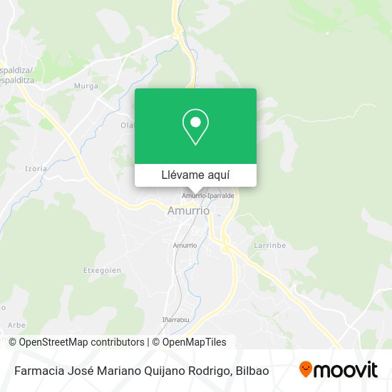 Mapa Farmacia José Mariano Quijano Rodrigo
