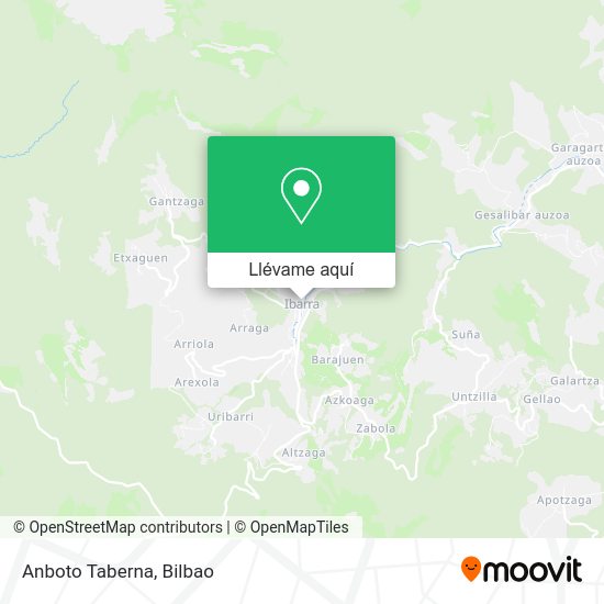 Mapa Anboto Taberna