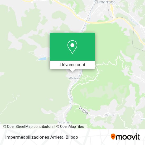 Mapa Impermeabilizaciones Arrieta
