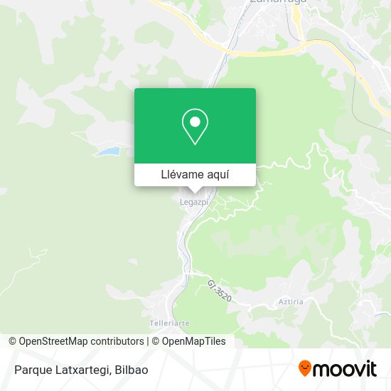 Mapa Parque Latxartegi