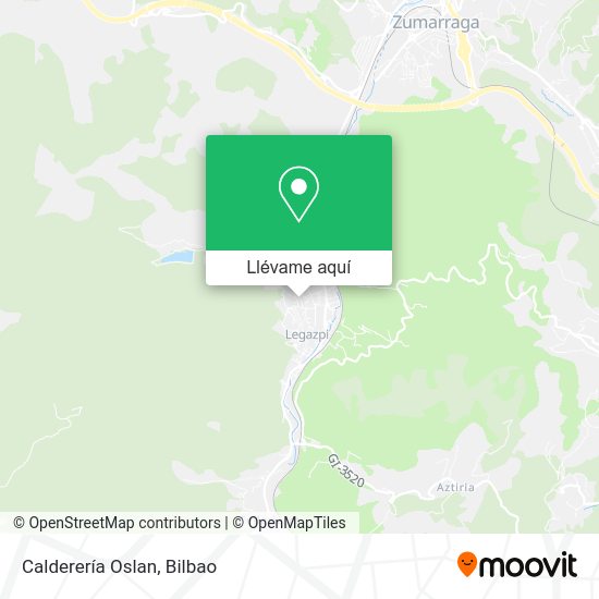 Mapa Calderería Oslan