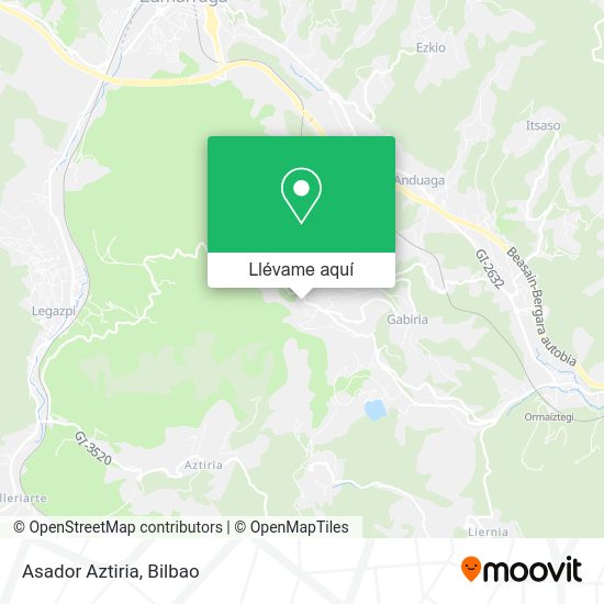 Mapa Asador Aztiria