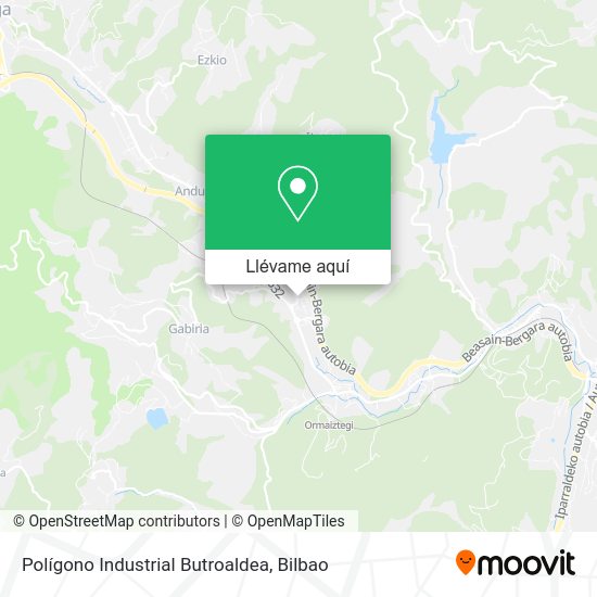 Mapa Polígono Industrial Butroaldea