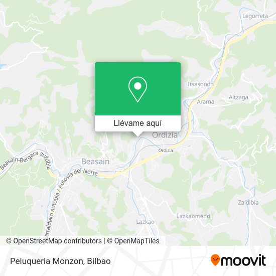 Mapa Peluqueria Monzon
