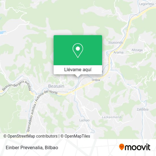 Mapa Einber Prevenalia