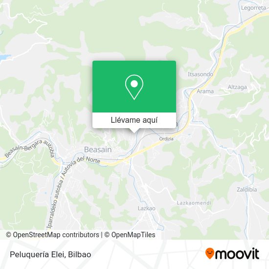 Mapa Peluquería Elei