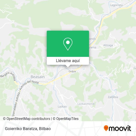 Mapa Goierriko Baratza