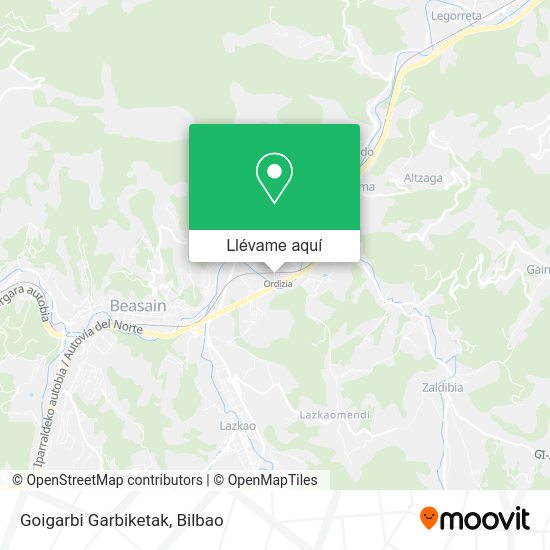 Mapa Goigarbi Garbiketak