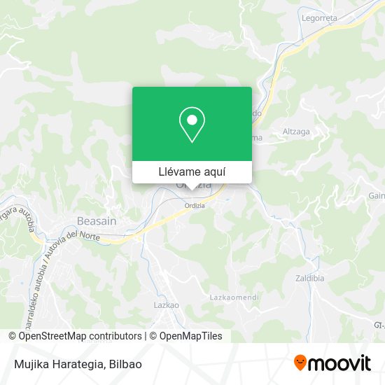 Mapa Mujika Harategia
