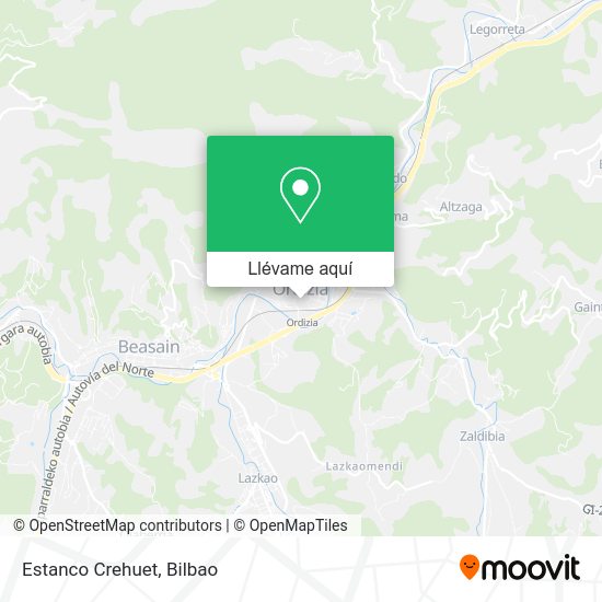 Mapa Estanco Crehuet