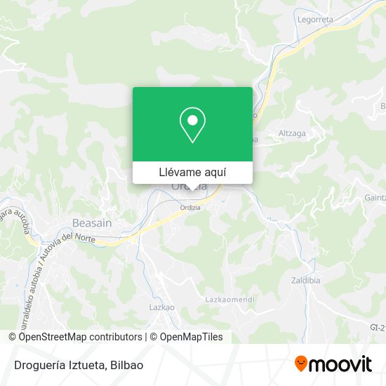 Mapa Droguería Iztueta