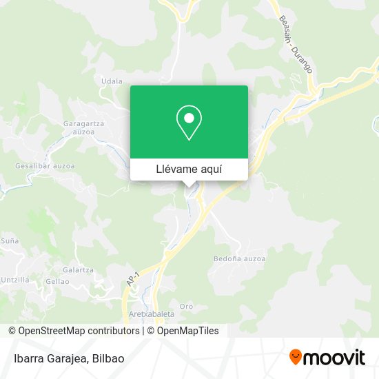 Mapa Ibarra Garajea