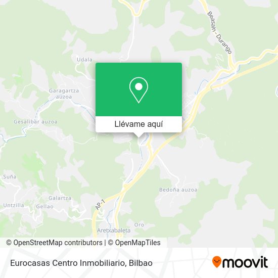 Mapa Eurocasas Centro Inmobiliario
