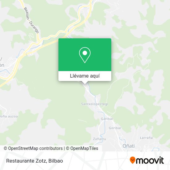 Mapa Restaurante Zotz