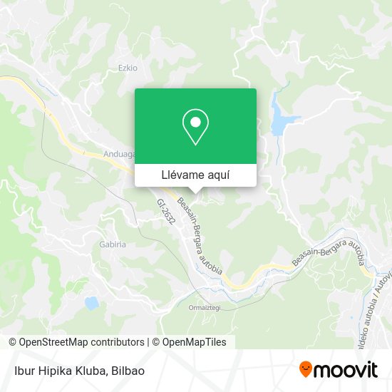 Mapa Ibur Hipika Kluba