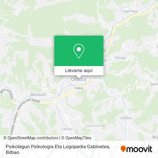 Mapa Psikolagun Psikologia Eta Logopedia Gabinetea