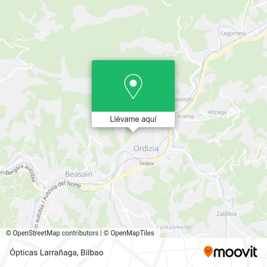 Mapa Ópticas Larrañaga