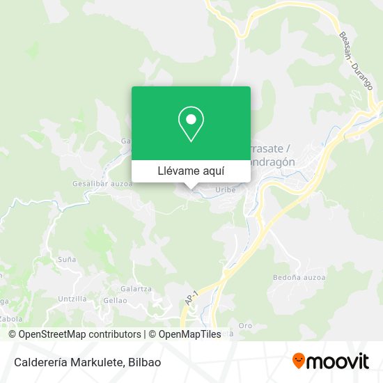 Mapa Calderería Markulete