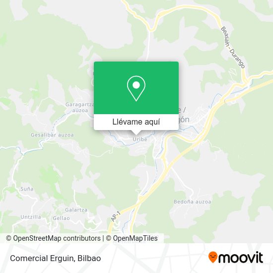 Mapa Comercial Erguin