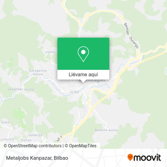 Mapa Metaljobs Kanpazar