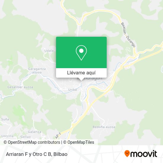 Mapa Arriaran F y Otro C B