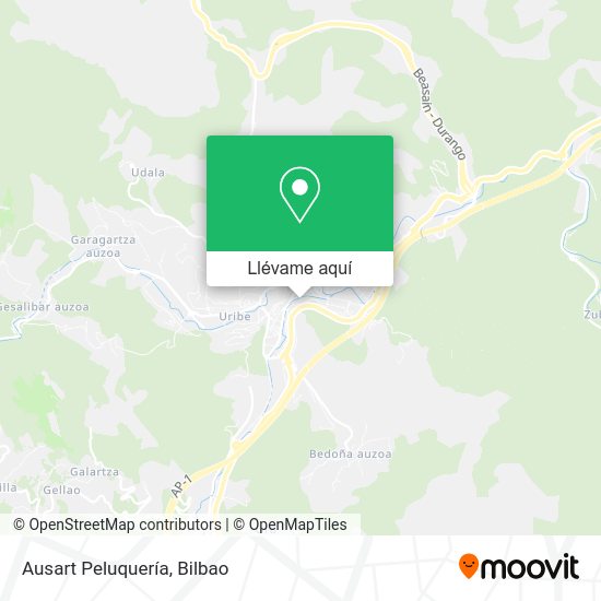 Mapa Ausart Peluquería