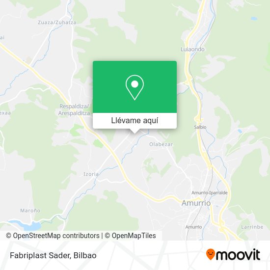 Mapa Fabriplast Sader
