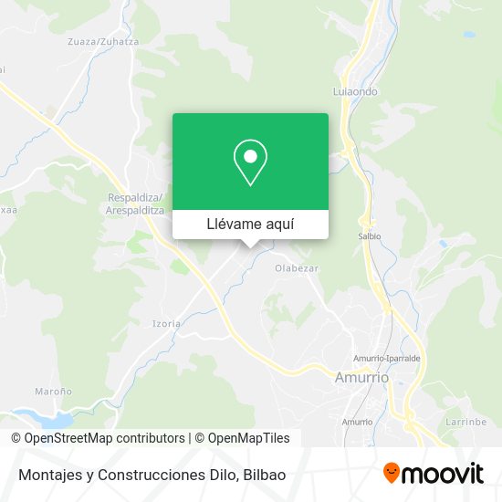 Mapa Montajes y Construcciones Dilo