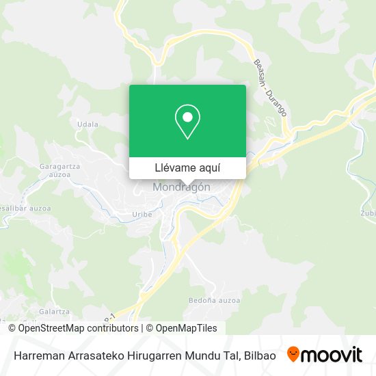 Mapa Harreman Arrasateko Hirugarren Mundu Tal