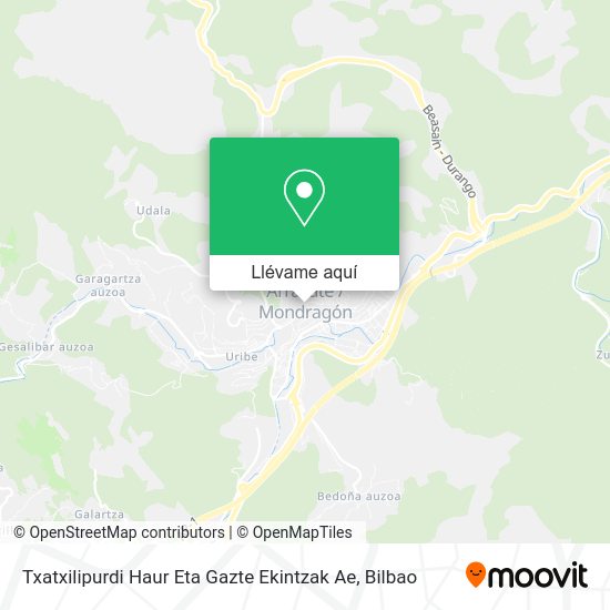 Mapa Txatxilipurdi Haur Eta Gazte Ekintzak Ae