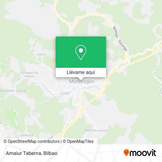 Mapa Amaiur Taberna