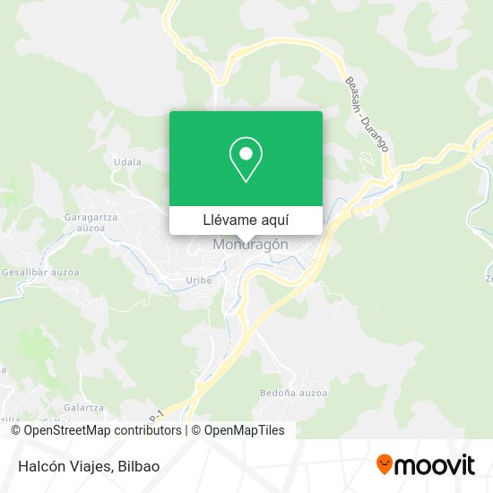 Mapa Halcón Viajes