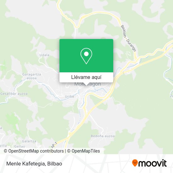 Mapa Menle Kafetegia