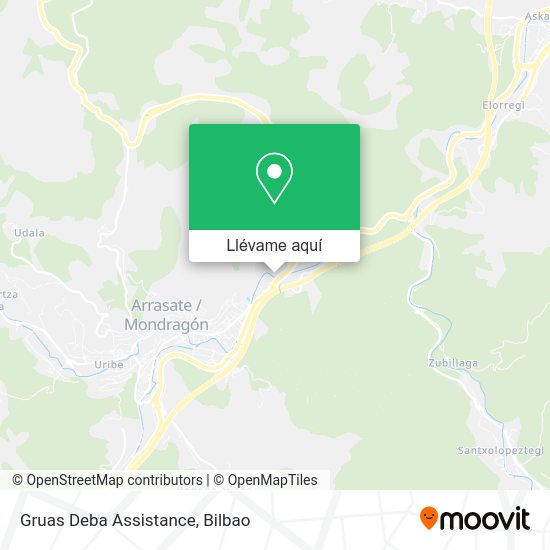 Mapa Gruas Deba Assistance