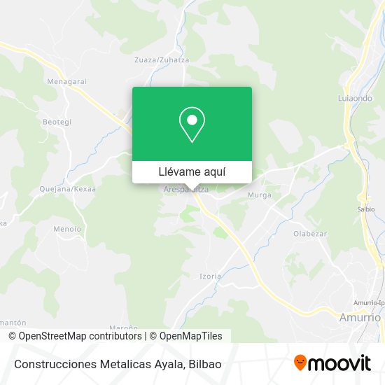 Mapa Construcciones Metalicas Ayala