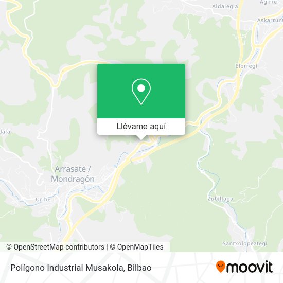 Mapa Polígono Industrial Musakola