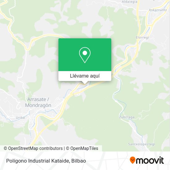 Mapa Polígono Industrial Kataide