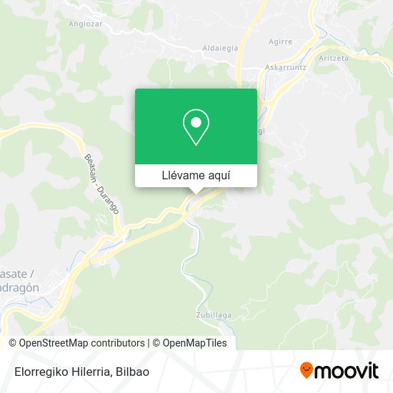 Mapa Elorregiko Hilerria