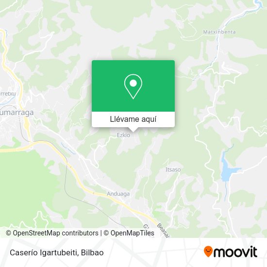 Mapa Caserío Igartubeiti