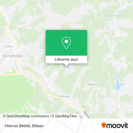 Mapa Hierros Beloki