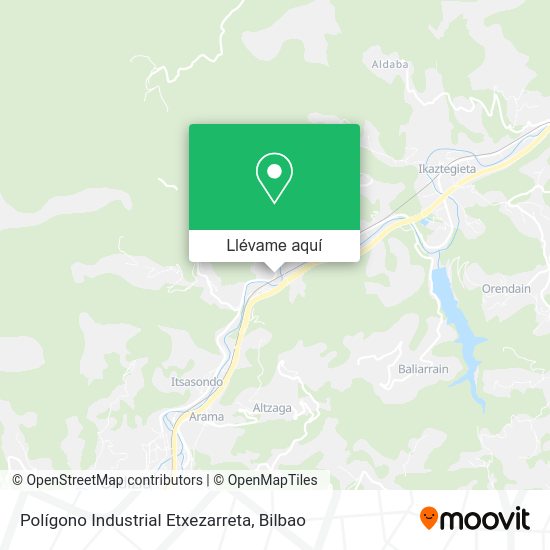 Mapa Polígono Industrial Etxezarreta